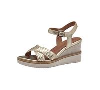 Tamaris Femme Damen 1-28351-44 Sandale cale, Doré Clair, 36 EU