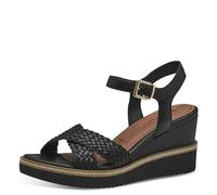 Tamaris Femme Damen 1-28351-44 Sandale cale, Noir, 40 EU