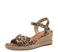 Tamaris Femme Damen 1-28367-42 Sandale cale, Léopard, 39 EU