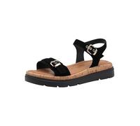 Tamaris Femme Damen 1-28700-44 Sandale cale, Noir, 36 EU