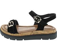 Tamaris Femme Damen 1-28700-44 Sandale cale, Noir, 41 EU