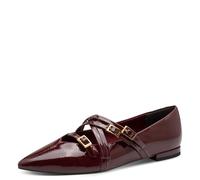 Tamaris Femme Damen Ballerina Strap 1-22160-45 Ballerines, Brevet Merlot, 39 EU