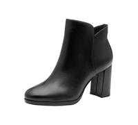 Tamaris Femme Damen Boot Heel 1-25352-45 Bottine, Noir Mat, 42 EU