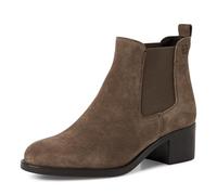 Tamaris Femme Damen Chelsea 1-25026-41 Bottine, Suédine Taupe, 37 EU