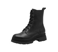 Tamaris Femme Damen Lace Boot Flat 1-25233-45 Bottine, Cuir Noir, 36 EU