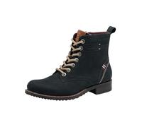 Tamaris Femme Damen Lace Boot Flat 1-25298-45 Bottine, Bleu Marine, 37 EU