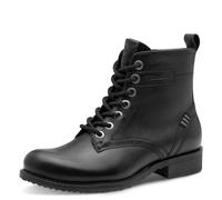 Tamaris Femme Damen Lace Boot Flat 1-25298-45 Bottine, Cuir Noir, 39 EU