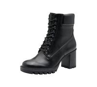 Tamaris Femme Damen Lace Boot Heel 1-25132-45 Bottine, Noir Mat, 39 EU