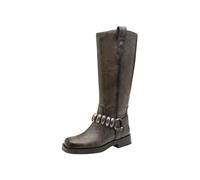 Tamaris Femme Damen Long Boot Flat 1-25534-45 Botte Haute Jusqu'au Genou, Cigar, 39 EU