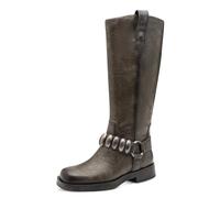 Tamaris Femme Damen Long Boot Flat 1-25534-45 Botte Haute Jusqu'au Genou, Cigar, 40 EU
