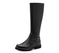 Tamaris Femme Damen Long Boot Flat 1-25613-45 Botte Haute Jusqu'au Genou, Noir, 37 EU
