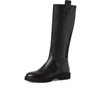 Tamaris Femme Damen Long Boot Flat 1-25616-45 Botte Haute Jusqu'au Genou, Noir, 38 EU