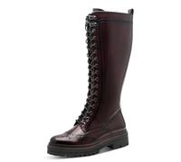 Tamaris Femme Damen Long Boot Flat 1-25630-45 Botte Haute Jusqu'au Genou, Bordeaux, 41 EU