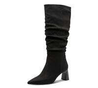 Tamaris Femme Damen Long Boot Heel 1-25507-45 Botte Haute Jusqu'au Genou, Noir, 39 EU
