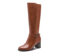 Tamaris Femme Damen Long Boot Heel 1-25512-45 Botte Haute Jusqu'au Genou, Cognac, 39 EU