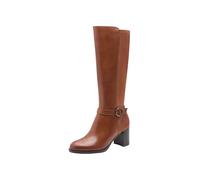 Tamaris Femme Damen Long Boot Heel 1-25512-45 Botte Haute Jusqu'au Genou, Cognac, 40 EU