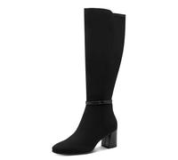 Tamaris Femme Damen Long Boot Heel 1-25513-45 Botte Haute Jusqu'au Genou, Noir/Comb, 38 EU