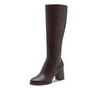 Tamaris Femme Damen Long Boot Heel 1-25515-41 Botte Haute Jusqu'au Genou, Acajou, 38 EU