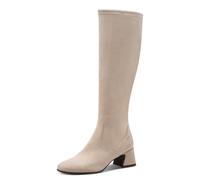 Tamaris Femme Damen Long Boot Heel 1-25520-45 Botte Haute Jusqu'au Genou, Taupe, 42 EU