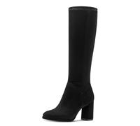 Tamaris Femme Damen Long Boot Heel 1-25554-45 Botte Haute Jusqu'au Genou, Noir, 37 EU