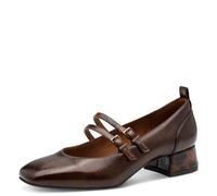 Tamaris Femme Damen Pump with Strap 1-22318-43 Escarpins, Marron Comb, 37 EU