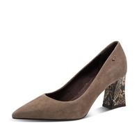 Tamaris Escarpins à Talon Bloc pour Femme Marron (Taupe Comb), 41