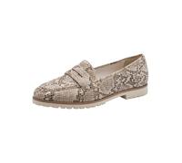 Tamaris Femme Damen Slipper 1-24219-46 Mocassin, Beige Snake, 38 EU