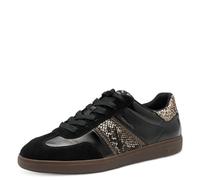 Tamaris Femme Damen Sneaker Low 1-23624-43 Basket, Black Snake, 37 EU