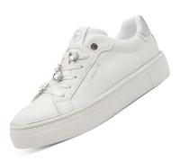 Tamaris Femme Damen Sneaker Low 1-23751-44 Basket, Blanc/Argent, 41 EU