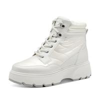 Tamaris Femme Damen WL Lace Boot 1-26245-45 Botte de Neige, Blanc, 38 EU