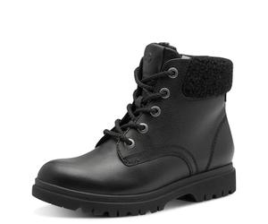 Tamaris Femme Damen WL Lace Boot 1-26299-45 Botte de Neige, Cuir Noir, 39 EU