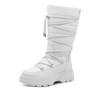 Tamaris Femme Damen WL Long Boot 1-26615-45 Botte de Neige, Blanc, 39 EU