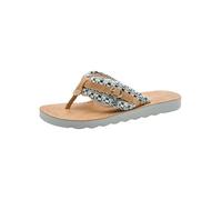 Tamaris Mule à entre-doigt plate Femme Bleu Taille 37 EU