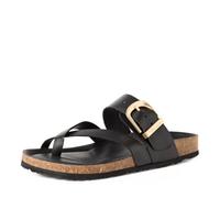 Tamaris Femme mule à semelle intérieure cuir plate noir 37 EU