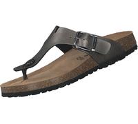 Tamaris Femme Mule Séparateur d'orteils avec semelle profonde en cuir 1-27522-42, Taille:37 EU, Couleur:Gris