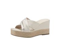 Tamaris Femme Mules, Dame Sabots,Pantoufle,Slides,Sandale,Chaussure d'été,Chaussure de Loisir,Ivory,39 EU