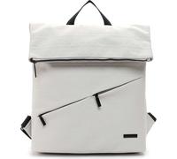Tamaris Femme Sac à dos zip oblique enveloppe aspect néoprène Jella 32032, Couleur:Blanc