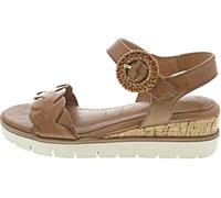 Tamaris Femme Sandale cale, Marron Cognac, 36 EU