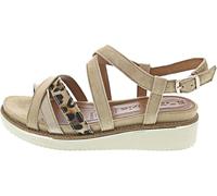 Tamaris Femme Sandale cale, Tan Comb, 38 EU