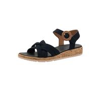 Tamaris Femme Sandale Plate, Bleu Marine, 38 EU