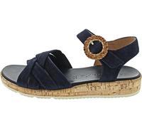 Tamaris Femme Sandale Plate, Bleu Marine, 38 EU