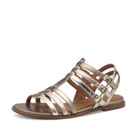 Tamaris Femme Sandale Plate, Bronze Bronze, 39 EU