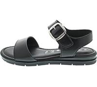 Tamaris Femme Sandale Plate, Noir, 40 EU