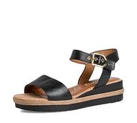 Tamaris Femme Sandales, Dame Sandales Fines,TOUCHit,Chaussure d'été,Sandale d'été,Confortable,Plate,Black,38 EU
