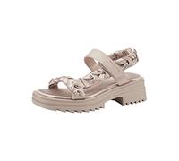 Tamaris Femme Sandales, Dame Sandales Fines,TOUCHit,Chaussure d'été,Sandale d'été,Confortable,Plate,Powder,39 EU