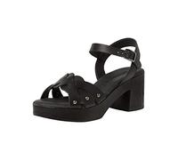 Tamaris Femme Sandales, Dame Sandales Fines,TOUCHit,Chaussures d'été,lanière,élégantes,féminines,à Talon léger,Black,36 EU