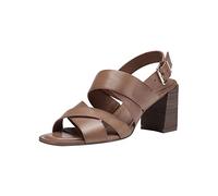 Tamaris Femme Sandalette Sandale, Cream Croco, 39 EU