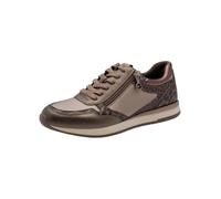 Tamaris Baskets Basses Plates pour Femme, Marron (Taupe Glam), 40