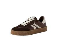 Tamaris Baskets basses pour femmes cuir brun vertes, marron métallisé 41 EU