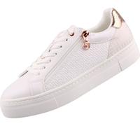Tamaris Femmes Baskets Plateau Zip 1-23313-41, Taille:38 EU, Couleur:Blanc